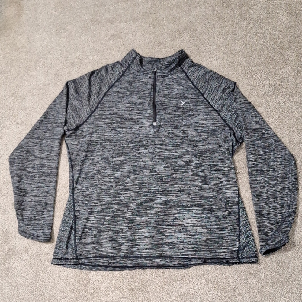 Old Navy Active Black and Gray Pullover